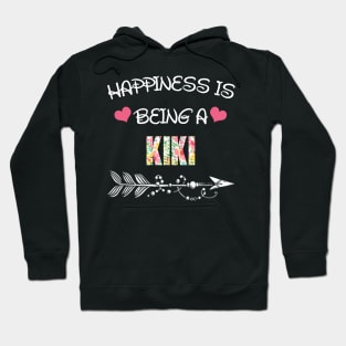 Happiness is being kiki floral gift Hoodie